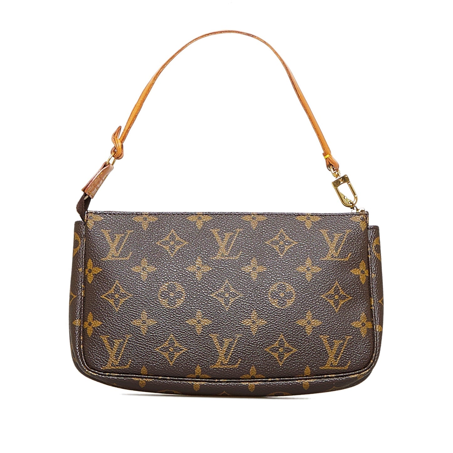 LOUIS VUITTON Monogram Pochette Accessoires Brown