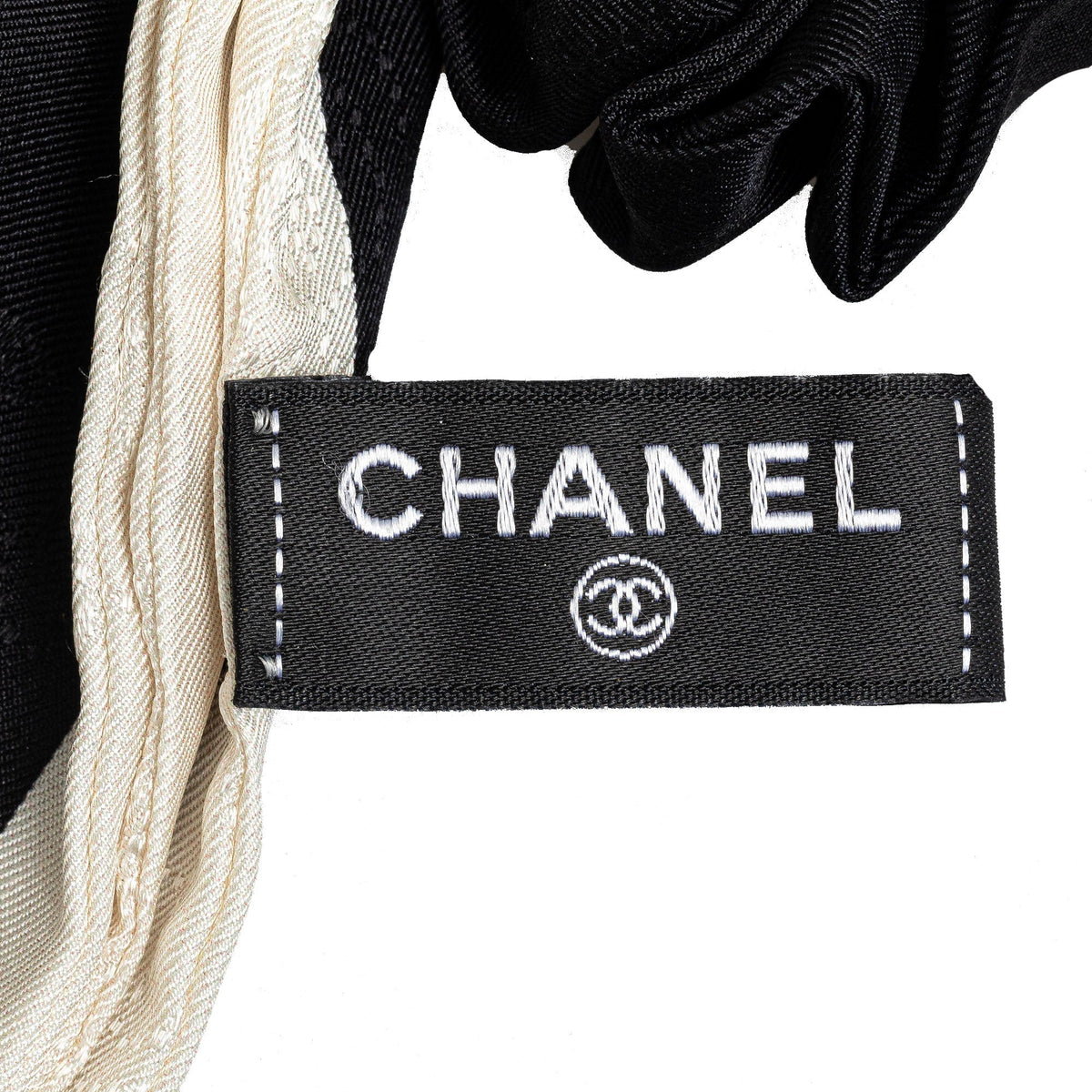 CHANEL Silk CC Bow Scrunchie Other Accessories