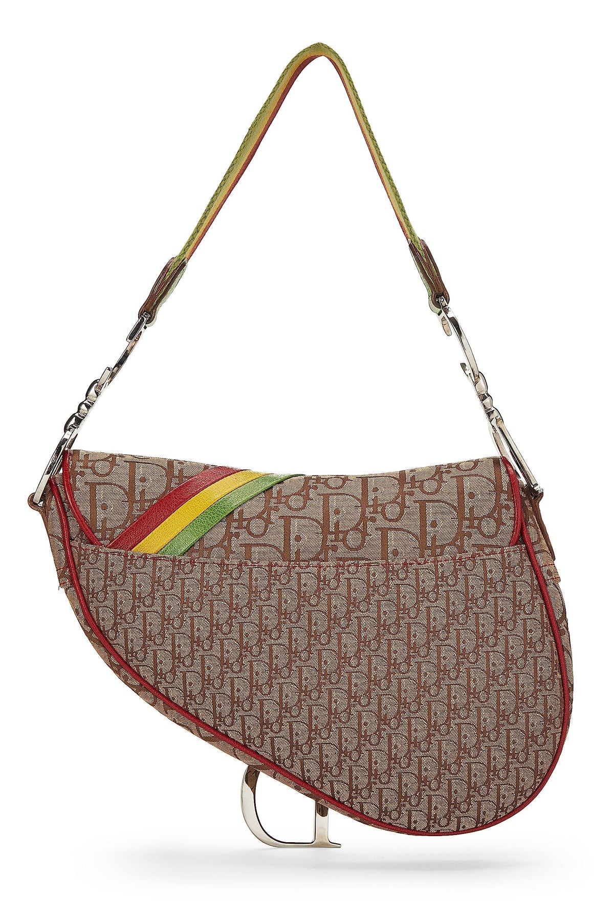 Dior, Rasta Diorissimo Saddle Bag, Multi