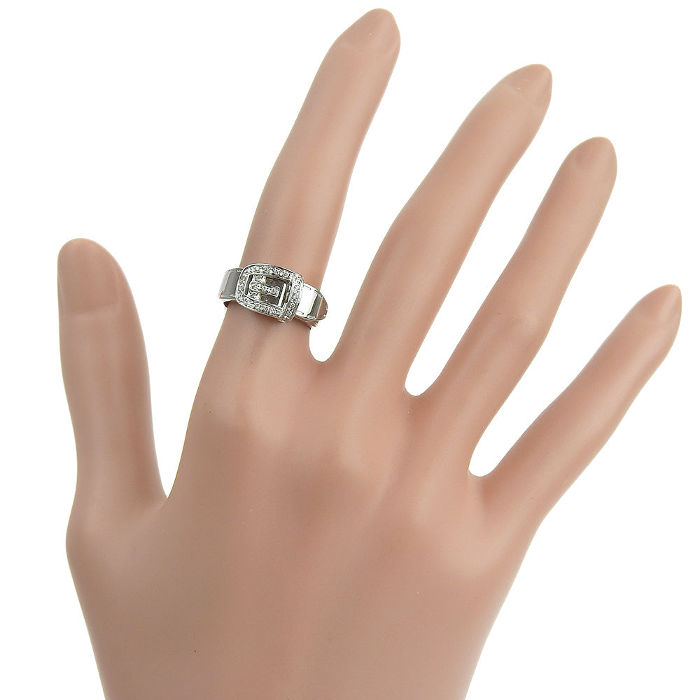 Gucci Belt Ring Silver White Gold Ring Jewelry