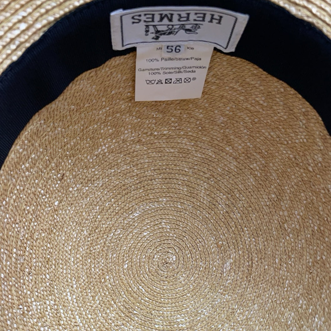 Hermes Straw Raffia Sun Hat