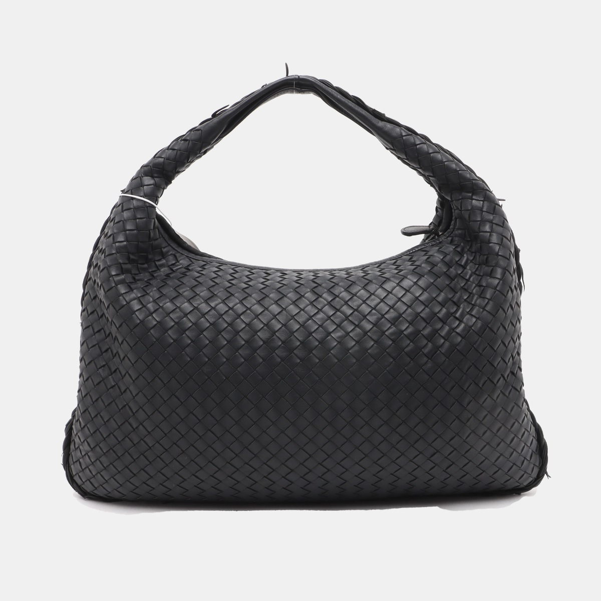 Bottega Veneta Intrecciato Hobo Bag Medium Black Lambskin leather 48cm