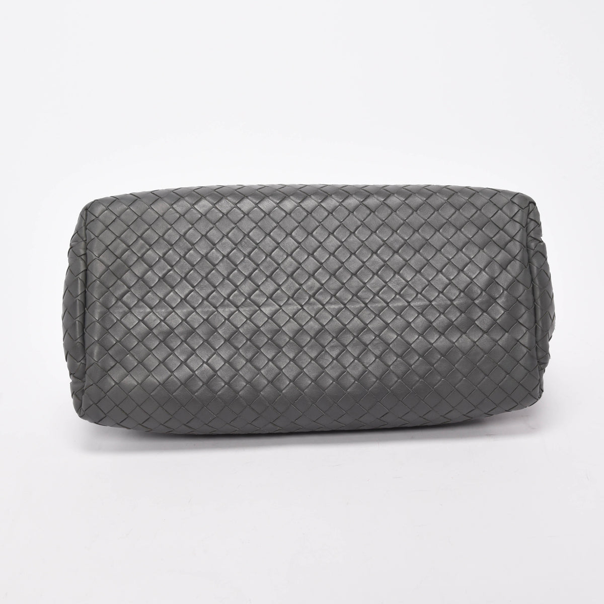 Bottega Veneta Charcoal Intrecciato Roma Tote