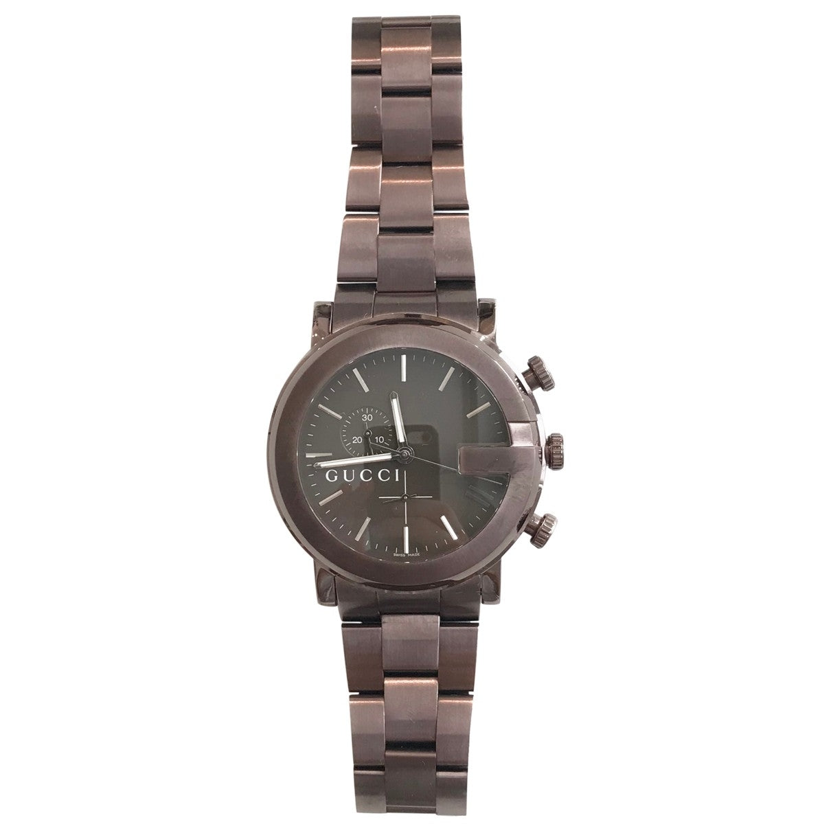 Gucci g-chrono steel watch
