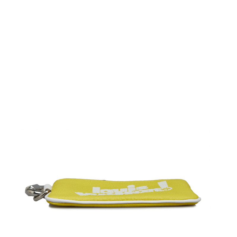 Louis Vuitton Ebridey LV Crane Coin Case M80845 Yellow Leather Louis Vuitton
