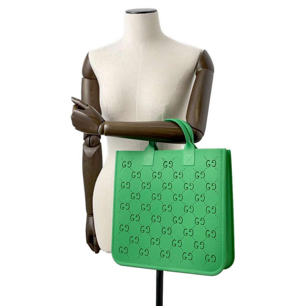 GUCCI Children's Tote Bag Green 679365 Rubber