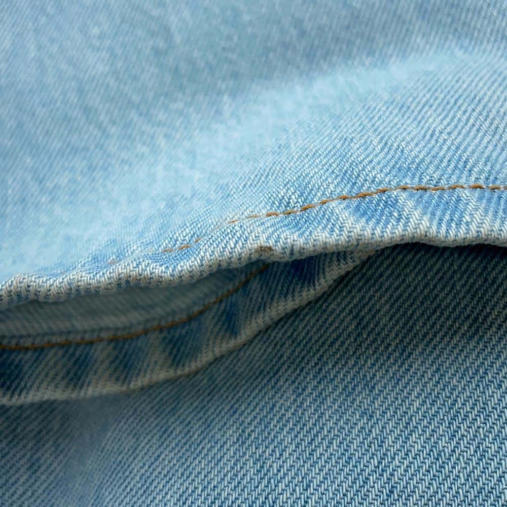 Chanel Gradation Wide Denim Pants Size 36 Blue P76361 Cotton100%