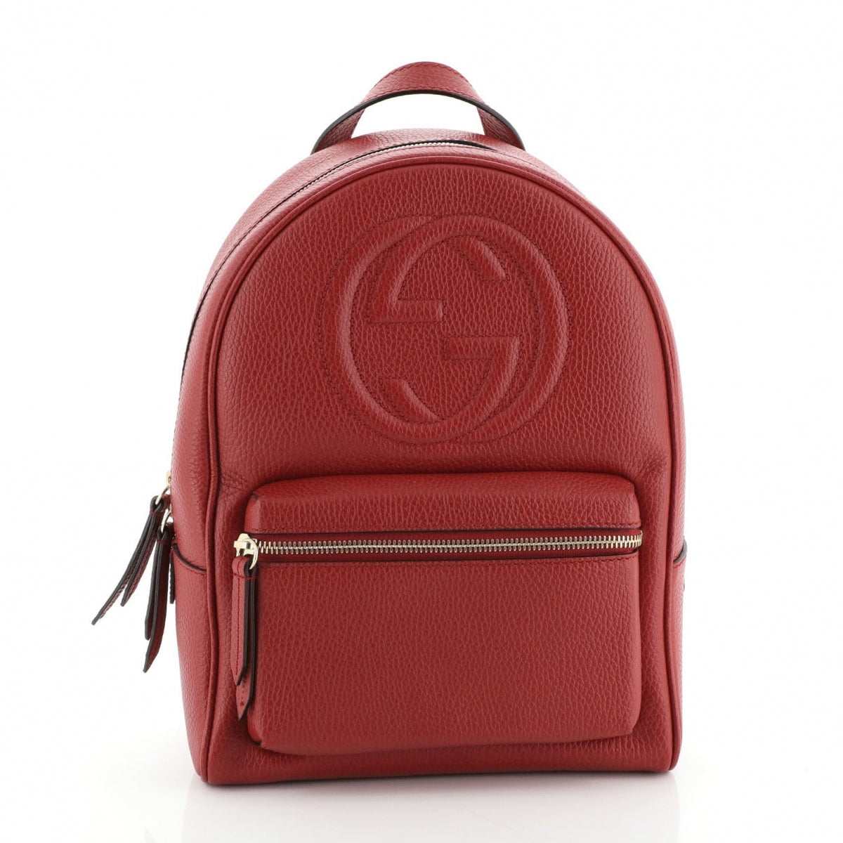 Gucci soho red cloth backpacks