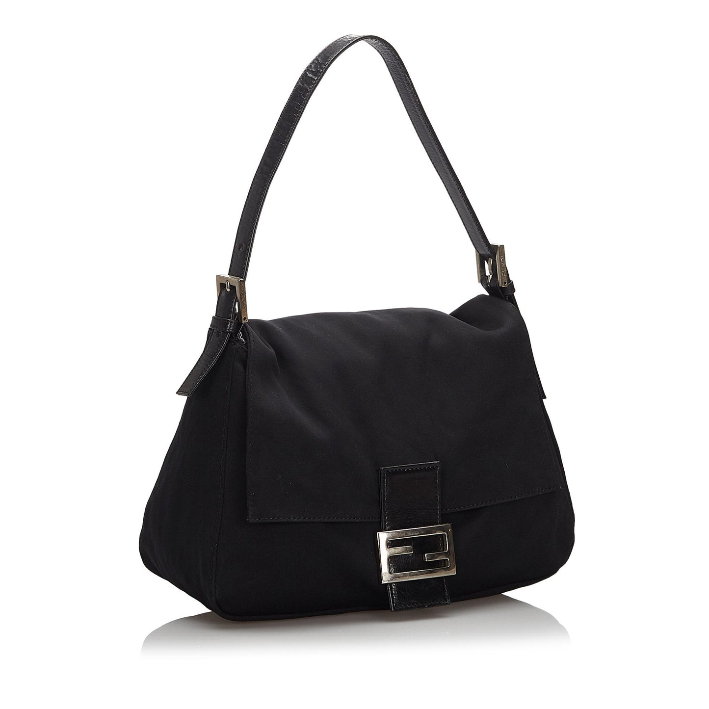 Fendi Black Cotton Fabric Mamma Forever Italy