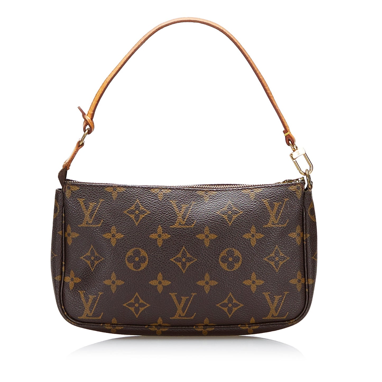 LOUIS VUITTON Monogram Pochette Accessoires Brown