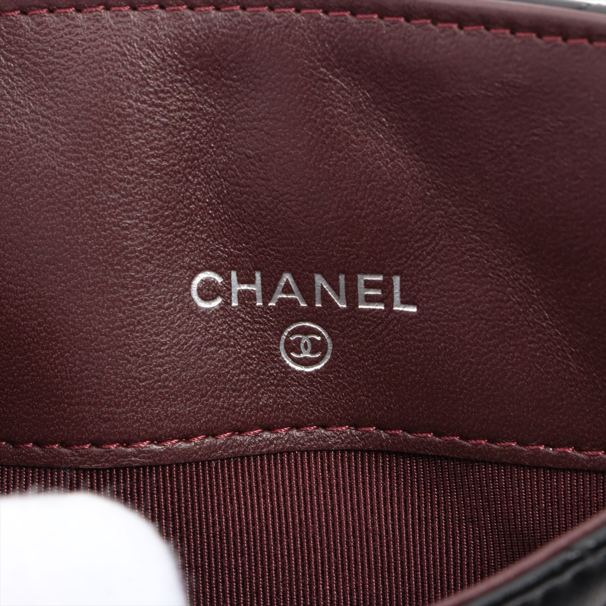 Chanel Matrasse Passcase Black Silver Gold 19th