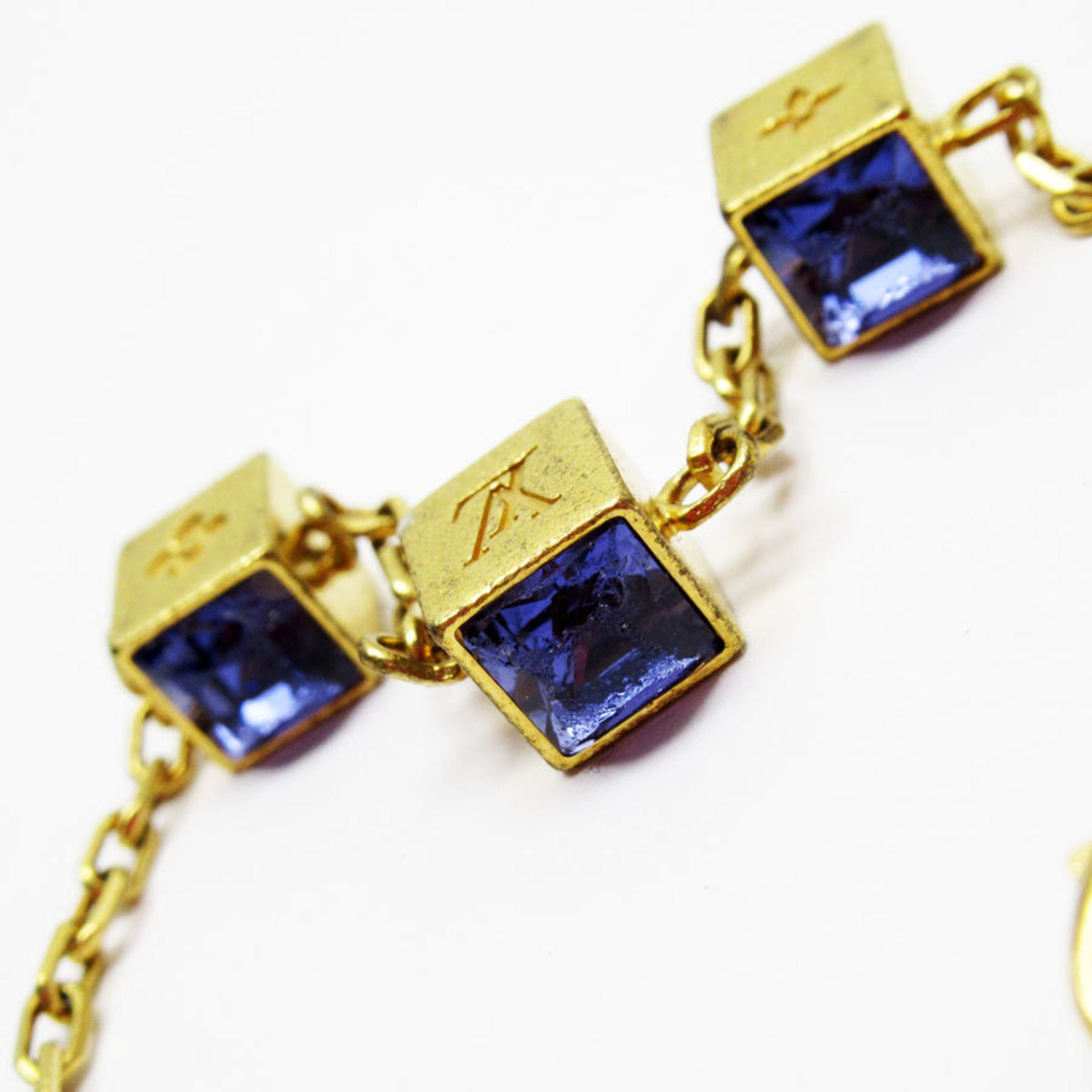 Louis Vuitton Clear Clear Plating Charm Bracelet