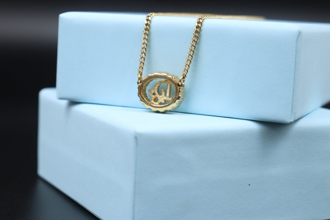 Good ( Rank AB) | Dior Heat Rhinestone Necklace |24102211