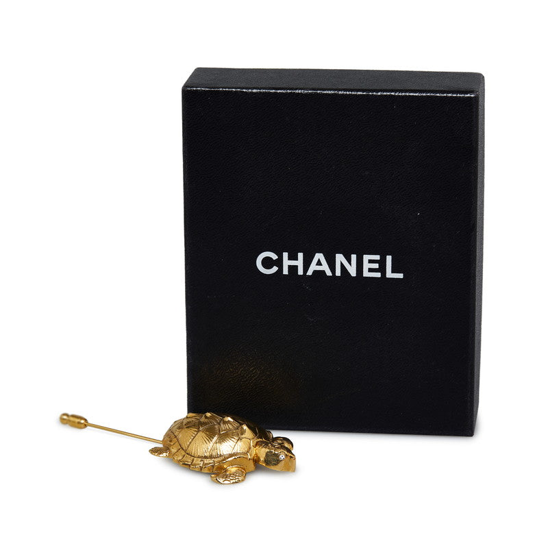 Chanel Turtle Brooch Metal Brooch in Excellent condition