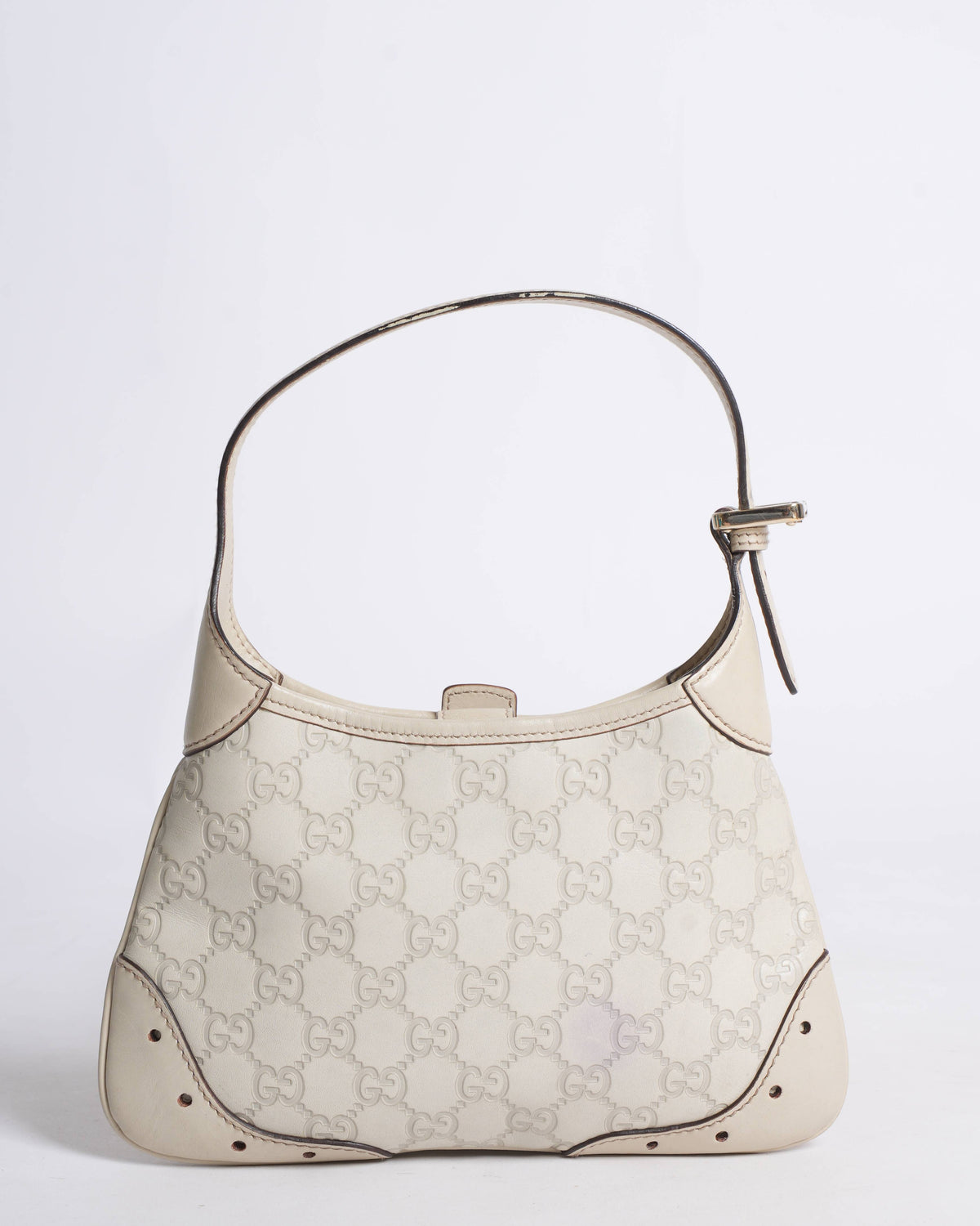 Gucci Beige guccisima punch hobo bag
