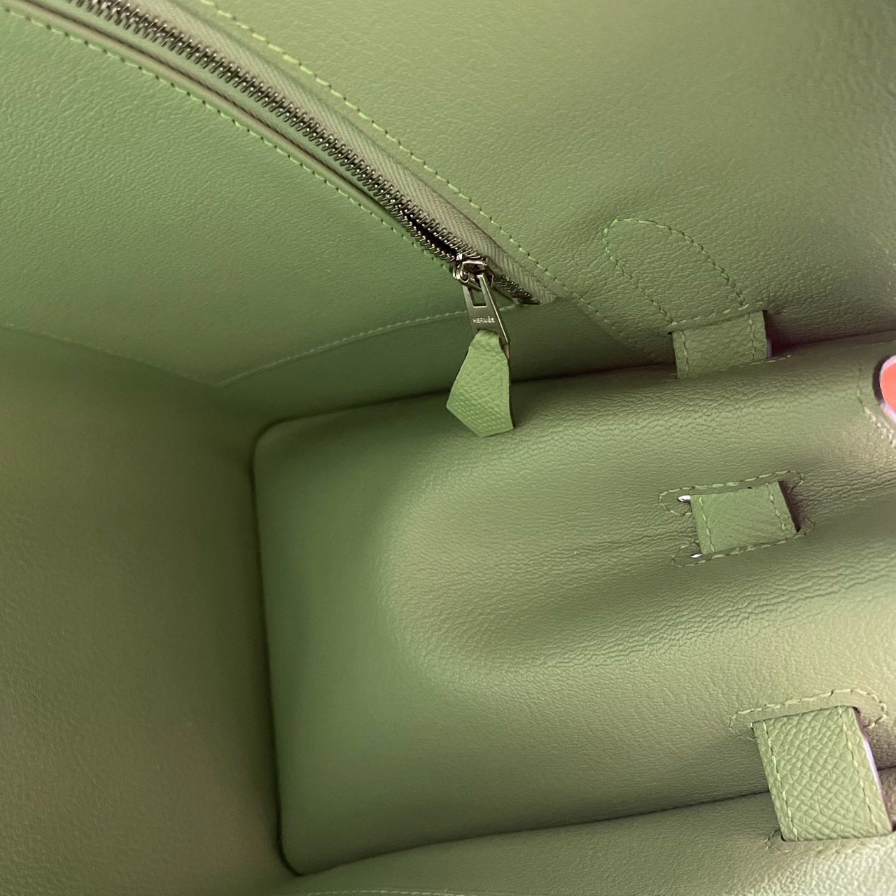 Hermes Birkin 30cm Sellier Bag In Vert Avocado Green Epsom Leather With Palladium Hardware