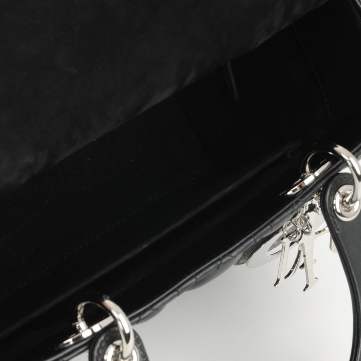 Dior - Lady Dior - Black Cannage Lambskin CGHW - 2020 -