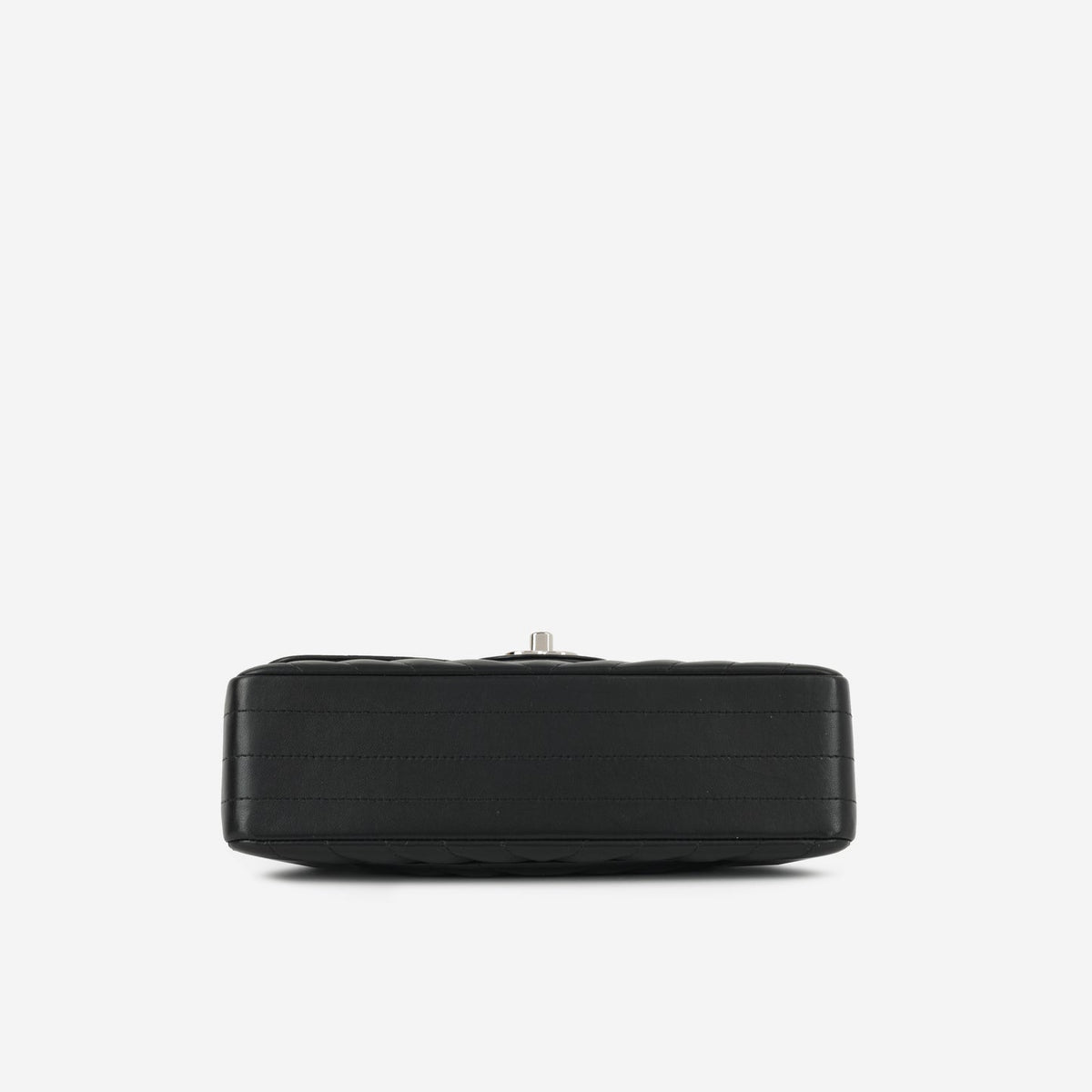 Chanel - Small Classic Flap - Black Quilted Chevron Lambskin SHW - 2020 -