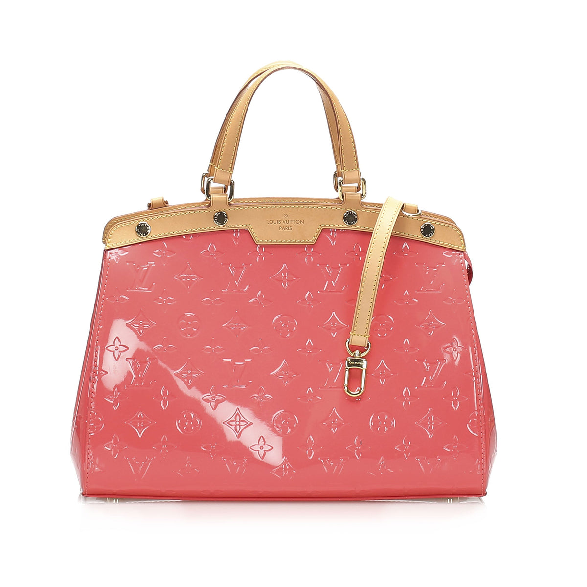 Louis-Vuitton Coral Vernis Brea MM Bag