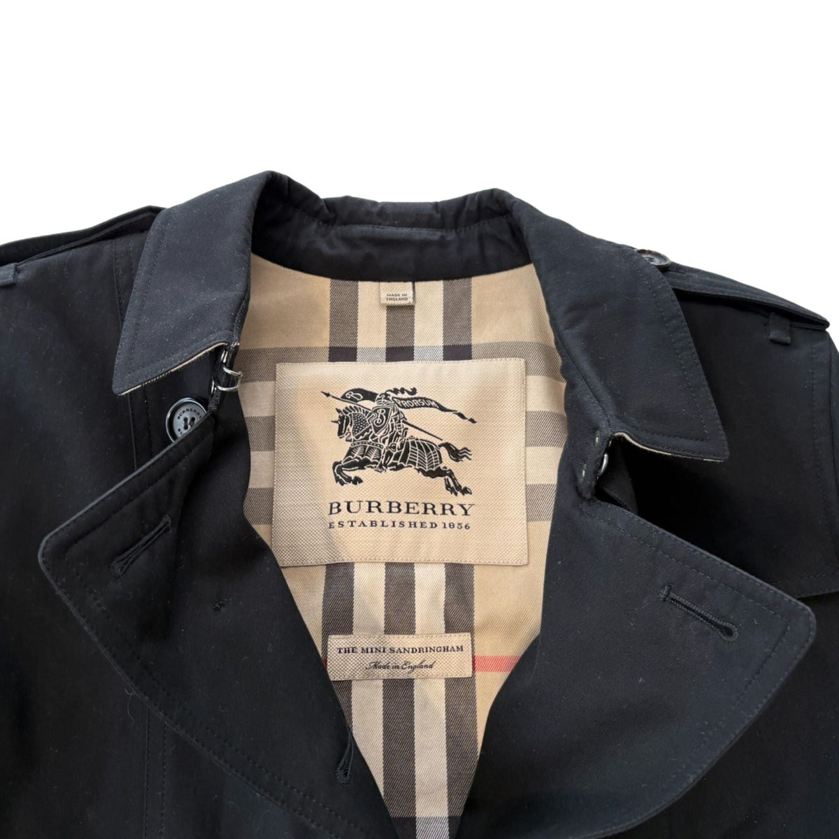 Burberry 'Mini Sandringham' Trench Coat - Kid's 14Y