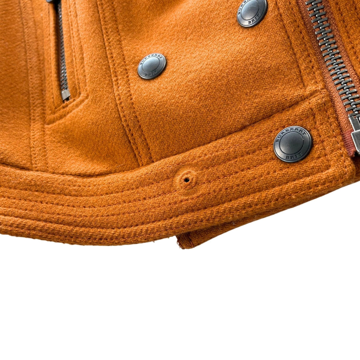 Burberry Brit Wool Biker Jacket - Women's 4