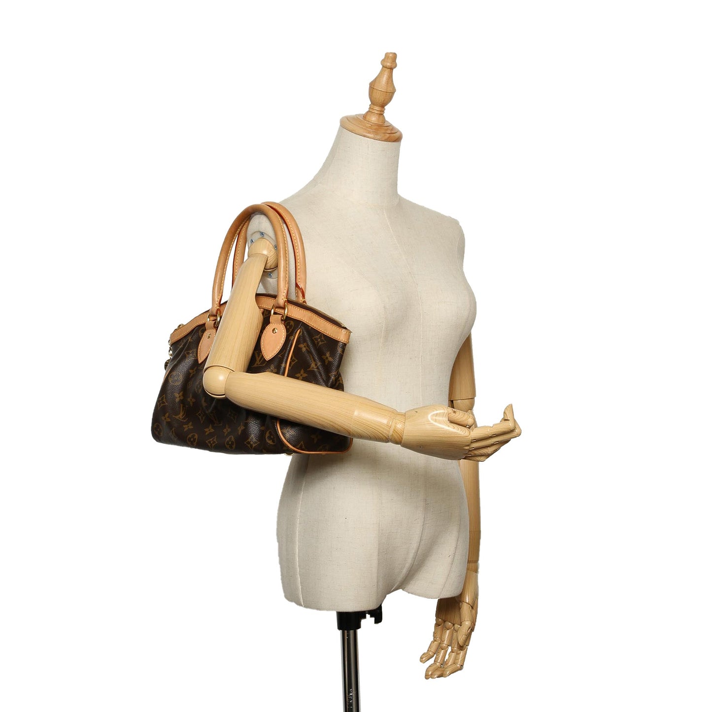 Louis-Vuitton Monogram Tivoli PM Brown