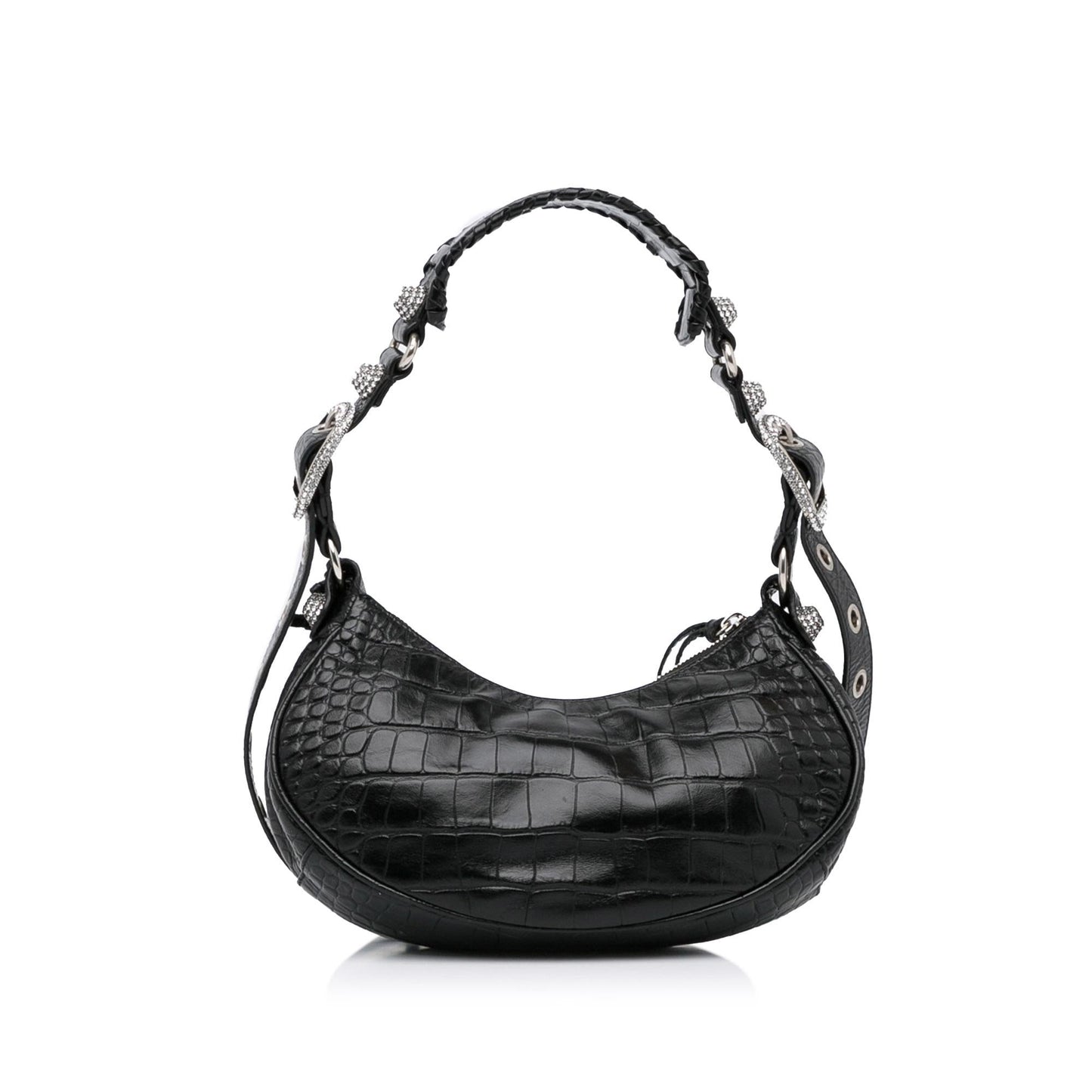 Balenciaga Motocross Embossed Le Cagole with Rhinestones XS (SHG-eejRhq)