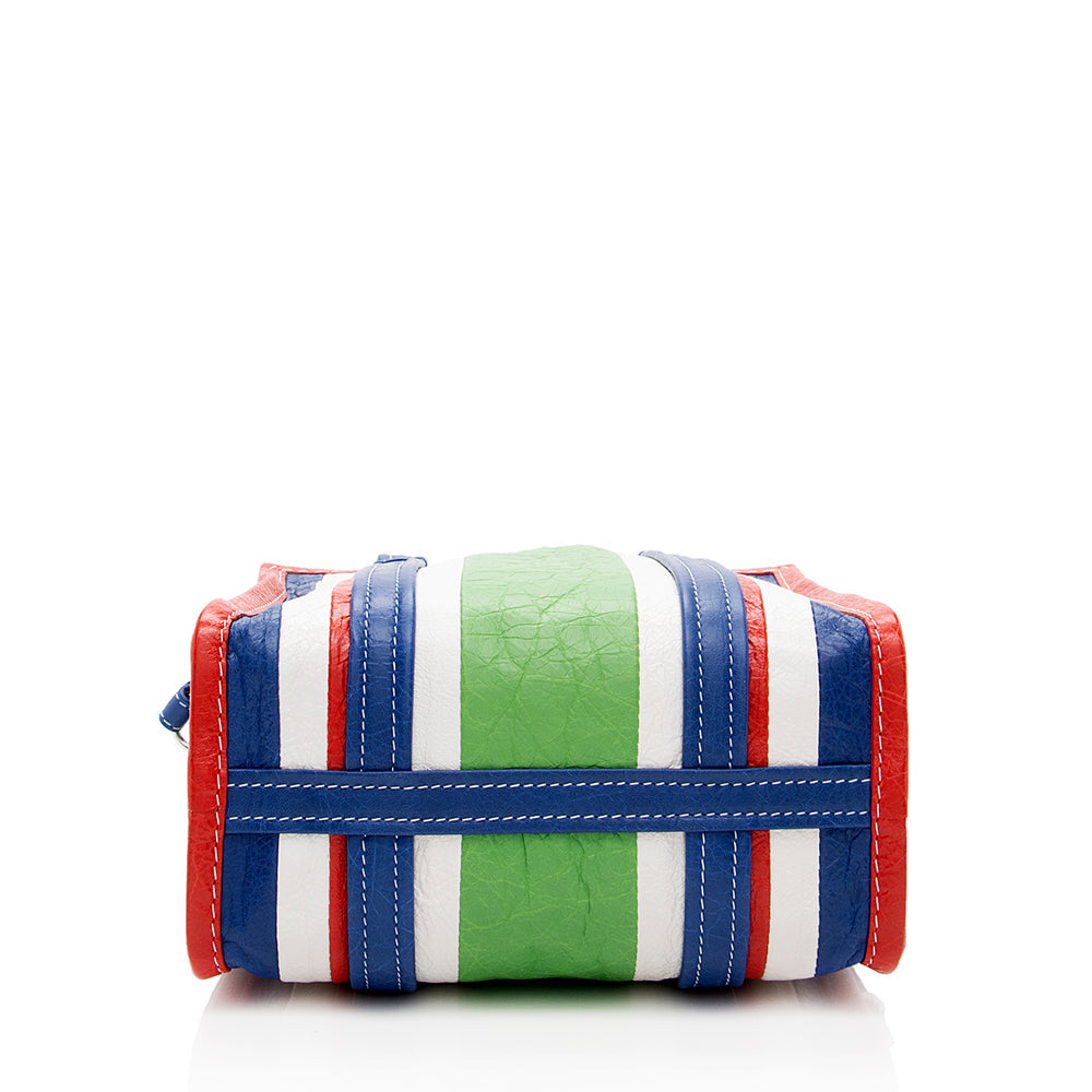 Balenciaga Multicolor Agneau Bazar XS Shopper Tote (SHF-17807)