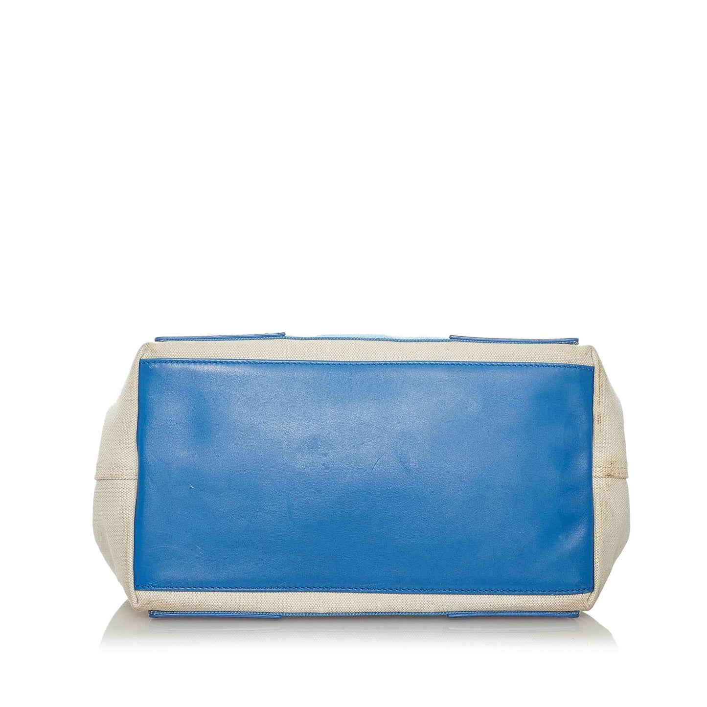 Balenciaga Navy Cabas S Canvas Tote Bag (SHG-28825)