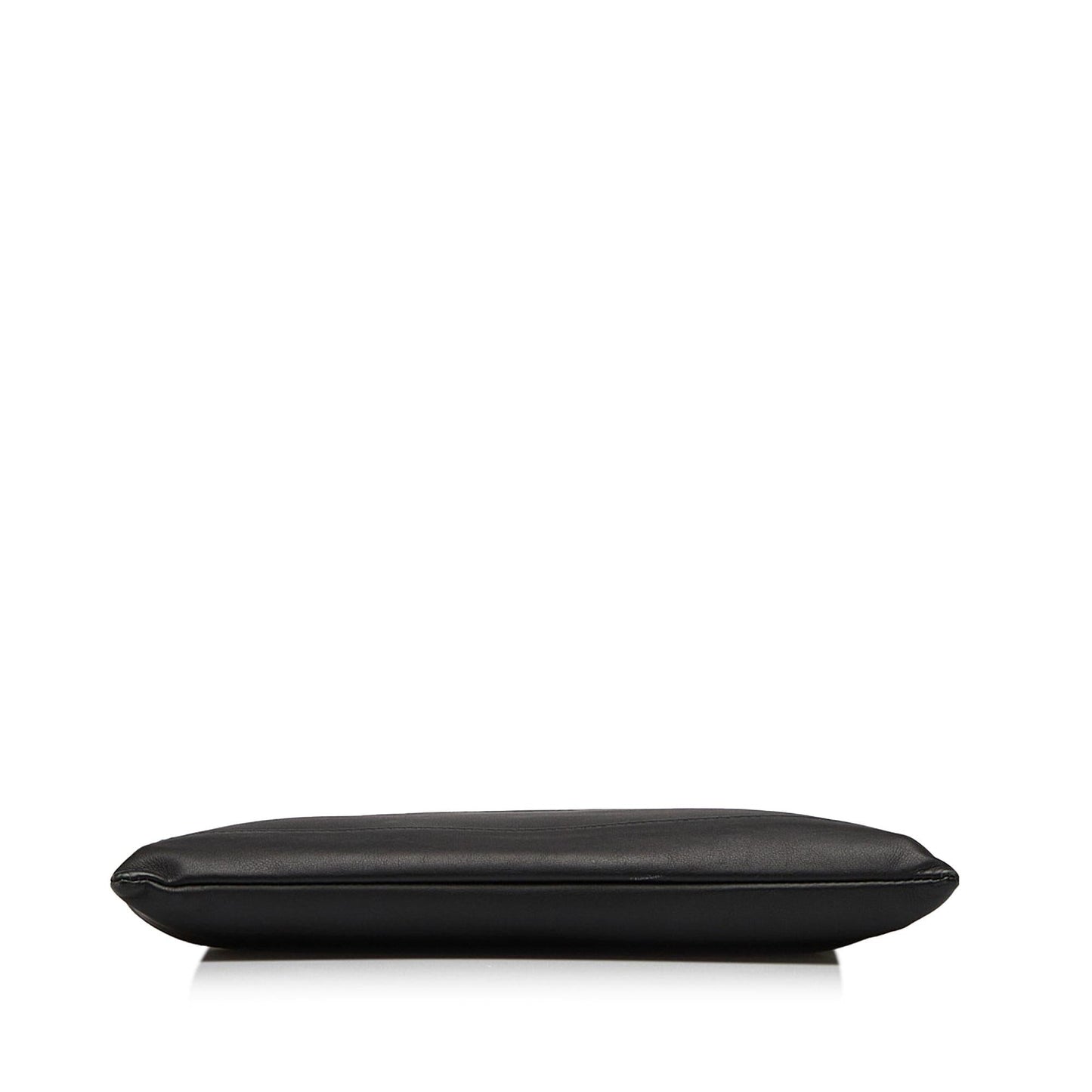 Balenciaga Punch Logo Navy Clip Clutch (SHG-8N4brT)