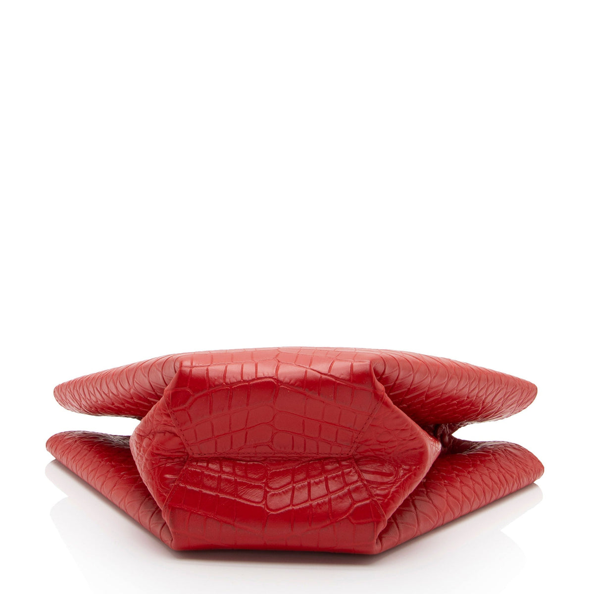 Luxury Bottega Veneta Croc Embossed Doll Tote (SHF-CxLKHC)
