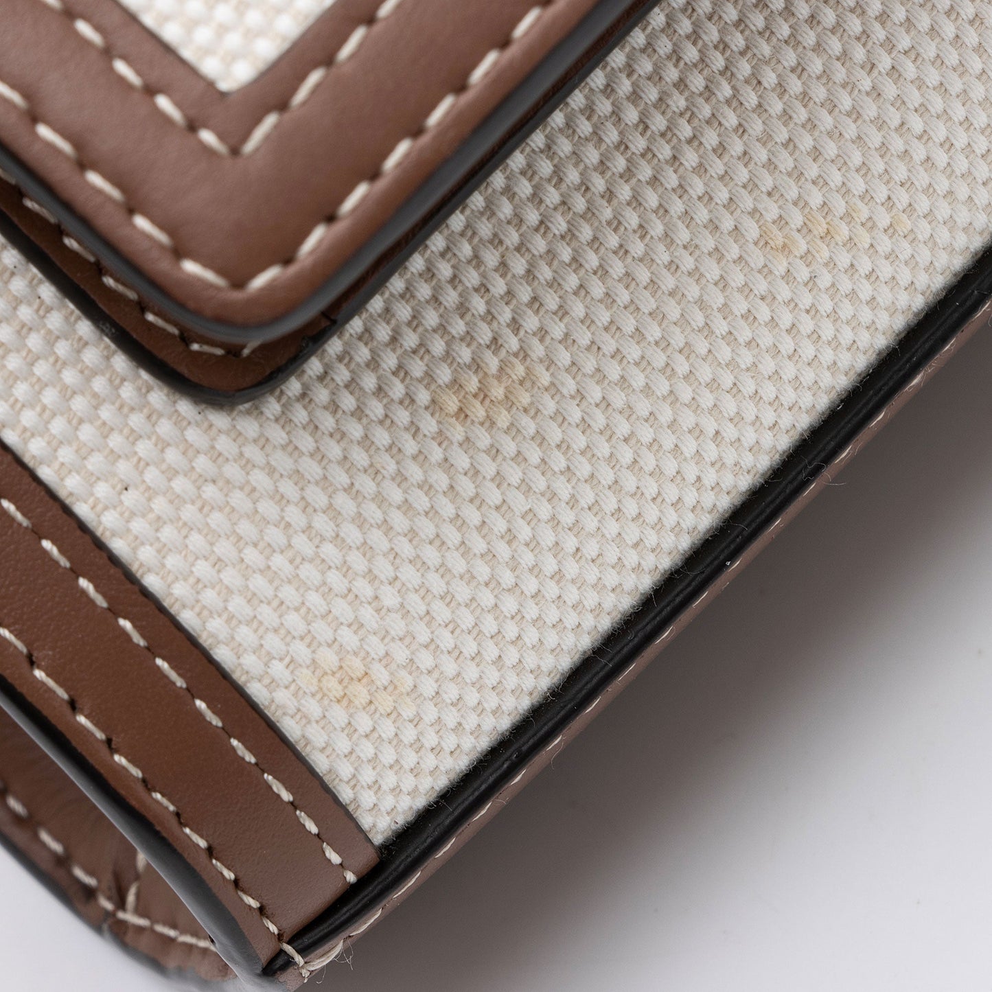 Burberry Canvas Horseferry Mini Pocket Tote