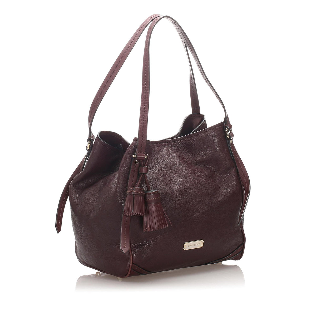 Burberry Leather Tote (SHG-10461)