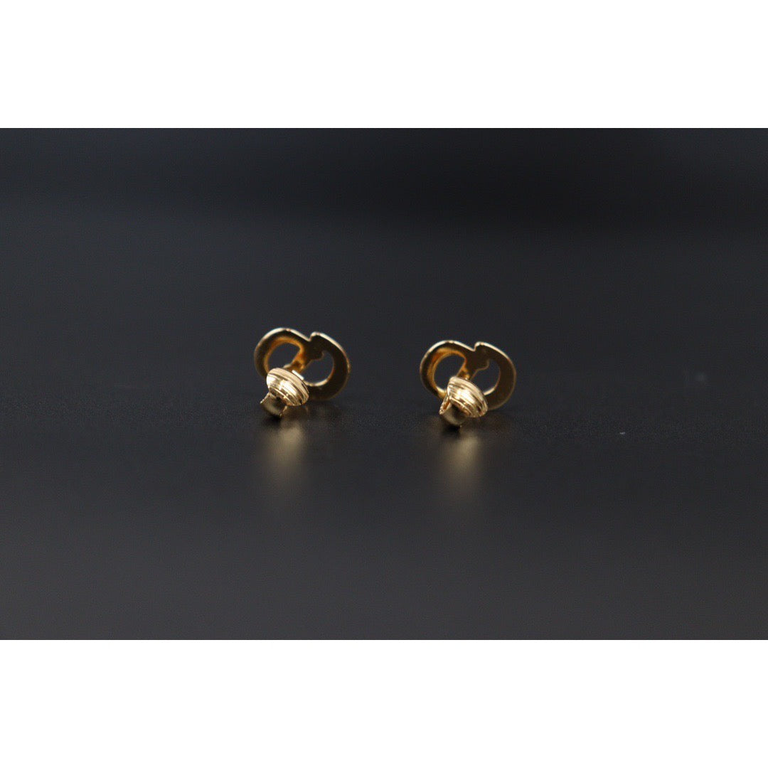 Rank A | Dior CD Earring Gold Plated|24061330