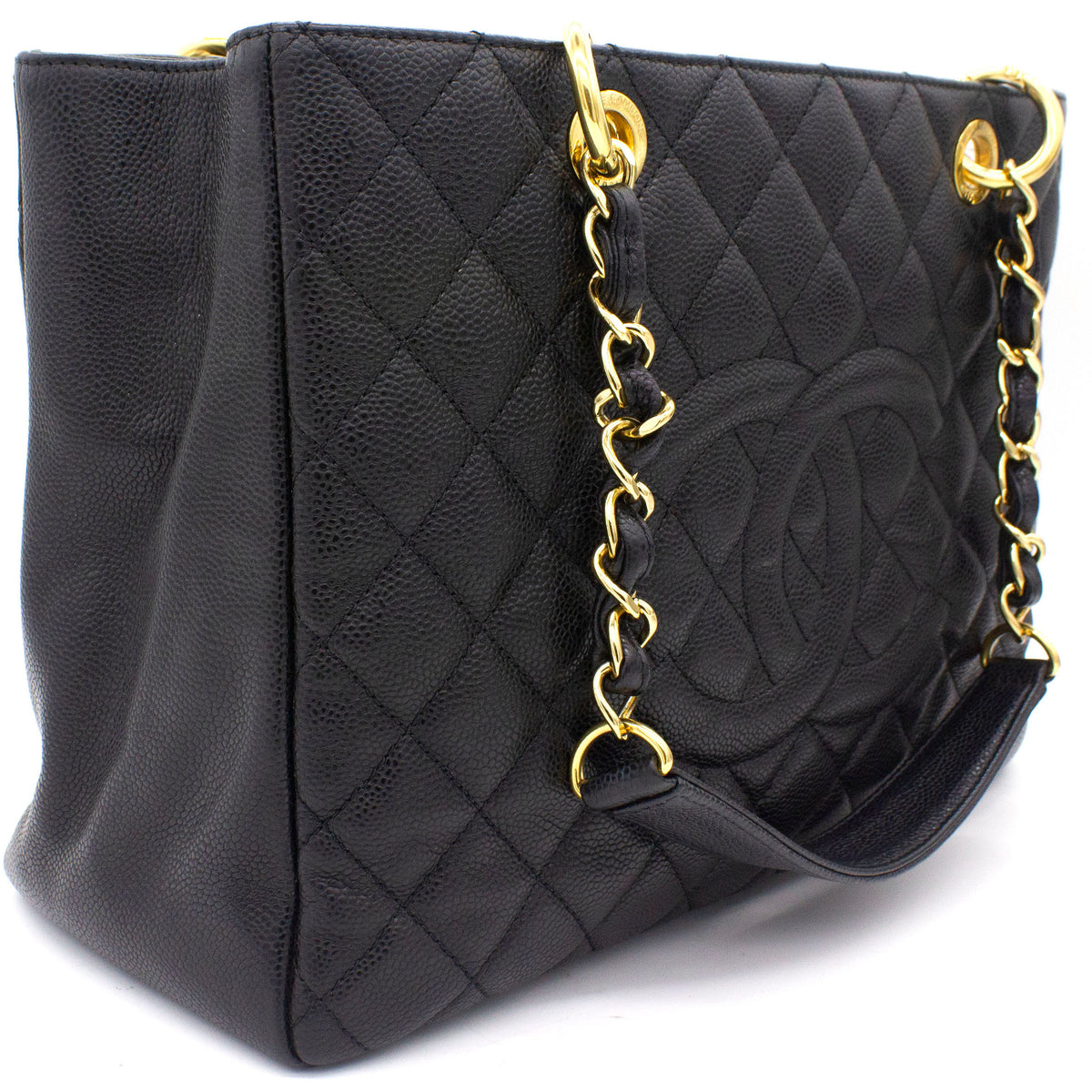 Caviar Grand Shopping Tote GST Black