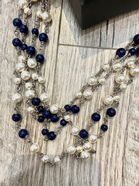 CHANEL CC MULTI CHAIN NECKLACE