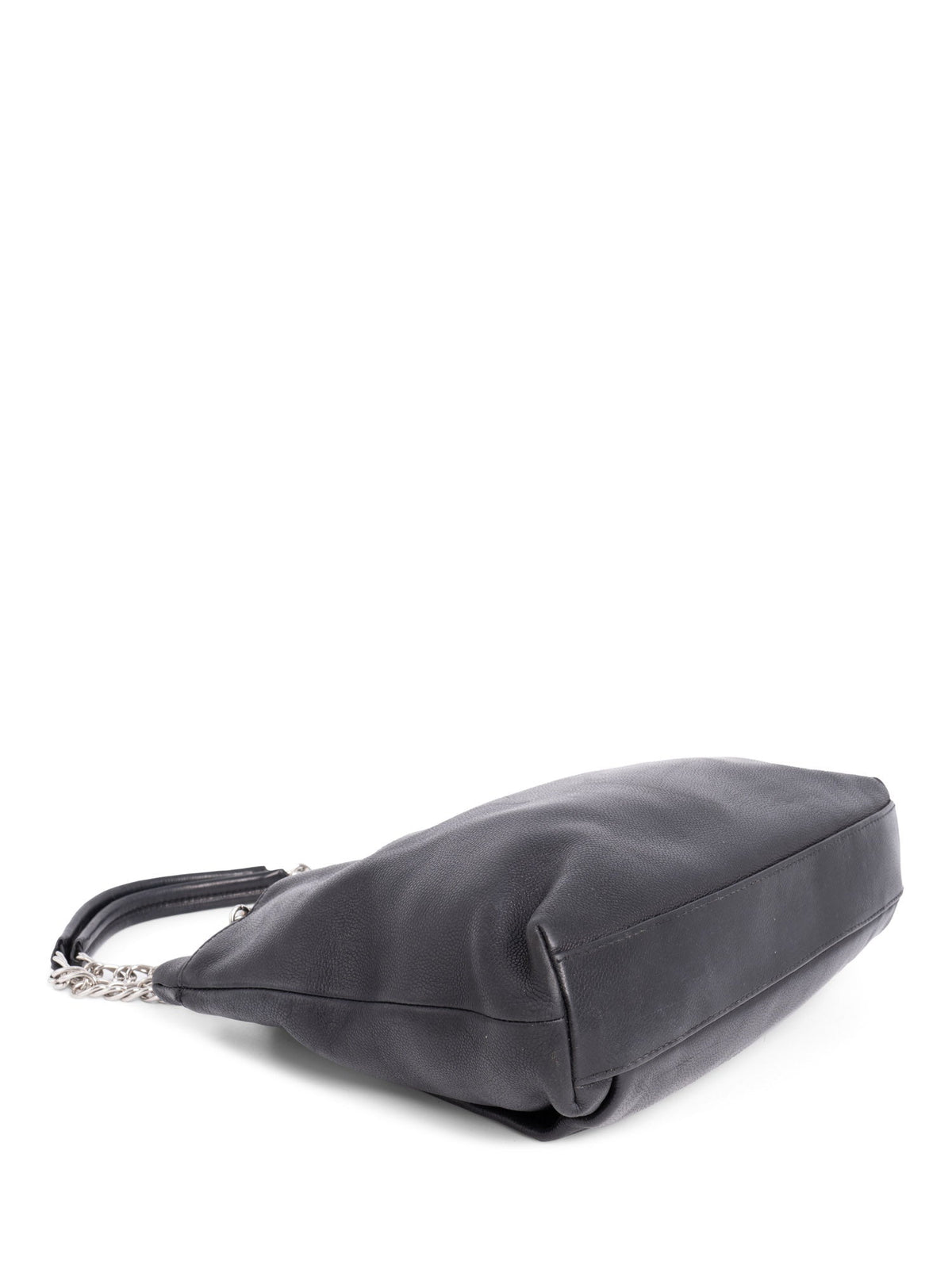 Chanel Vintage CC Logo Caviar Leather Shopper Bag Black