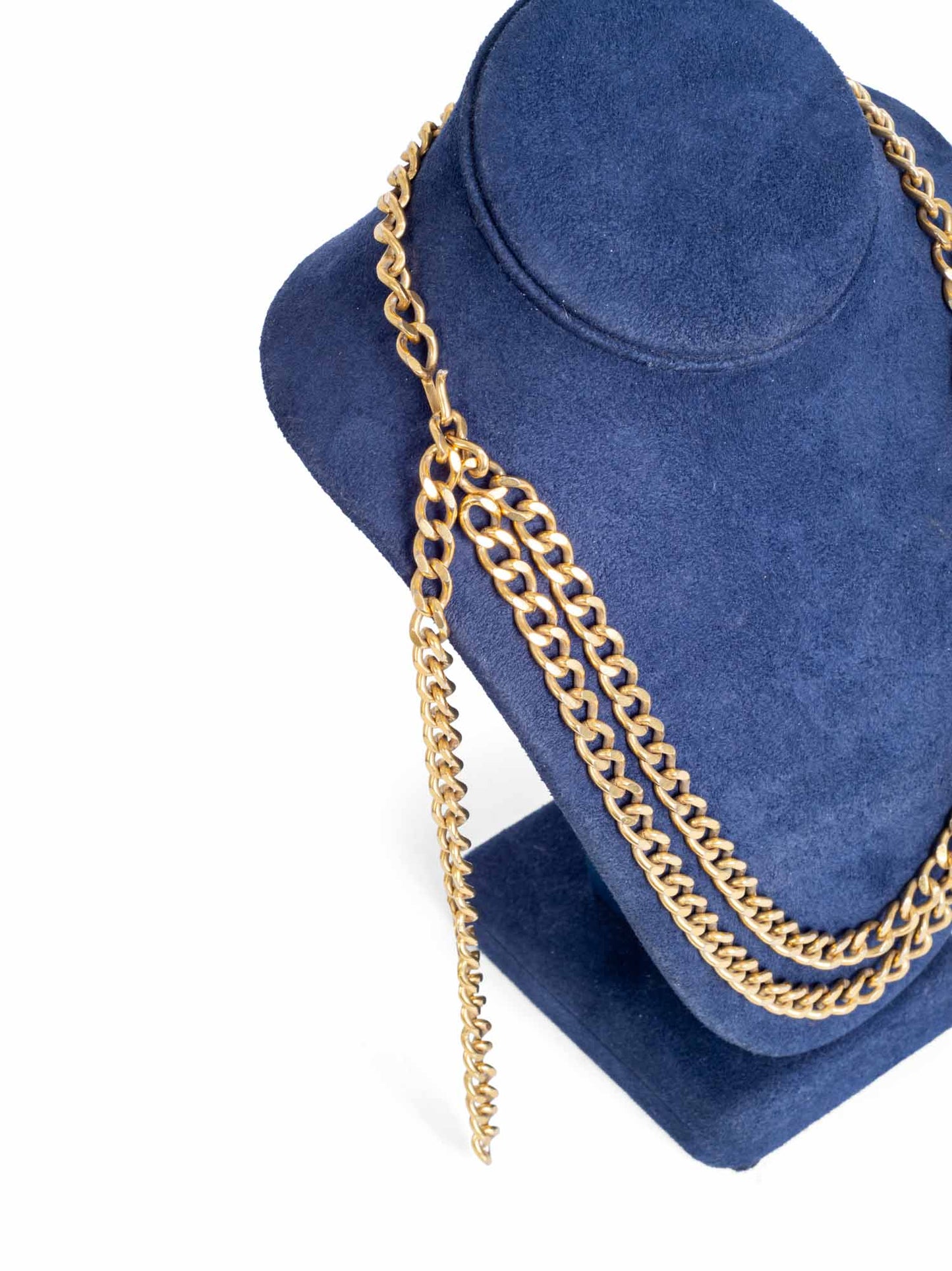 Chanel Vintage Chain Belt Necklace Gold