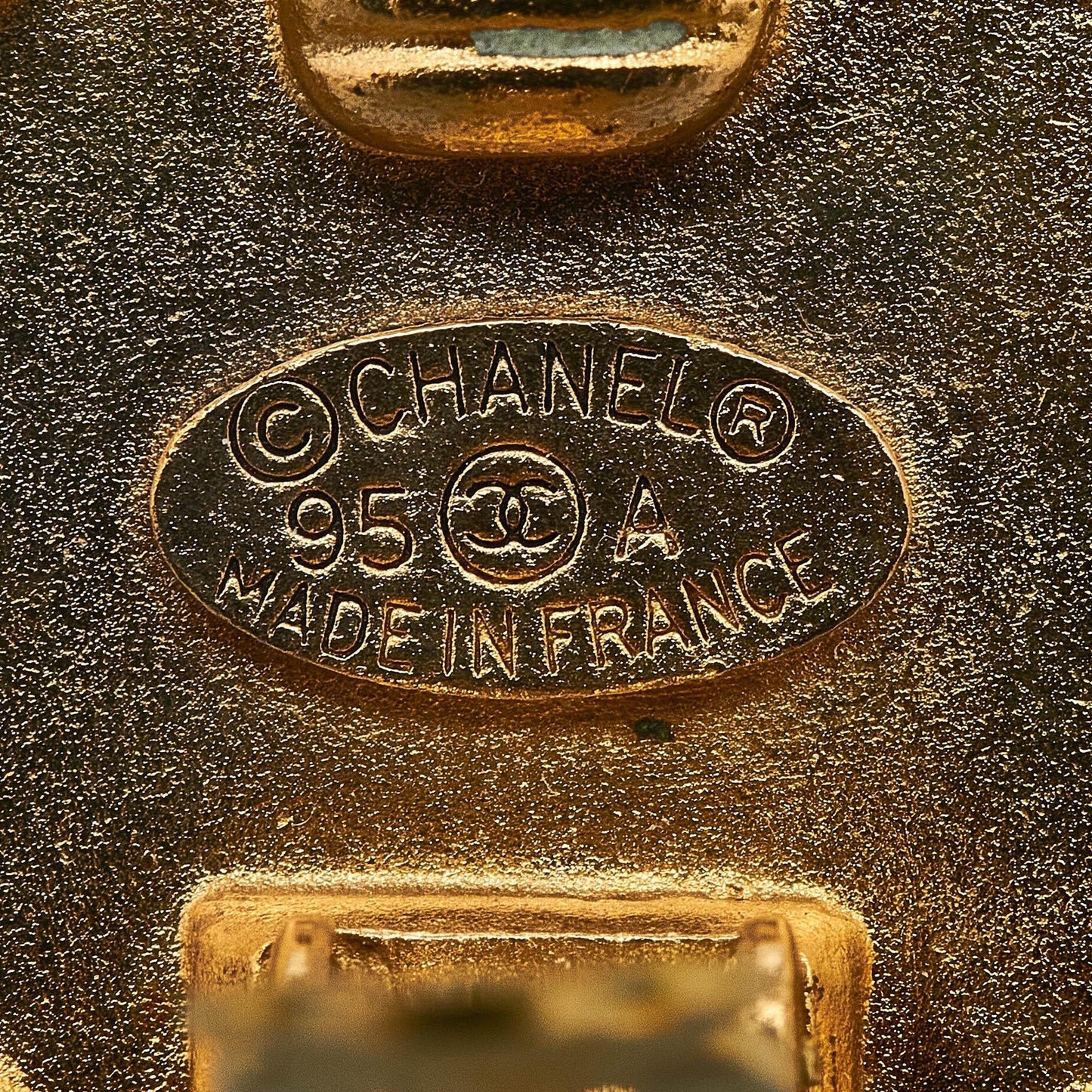 Chanel CC Clip On Earrings