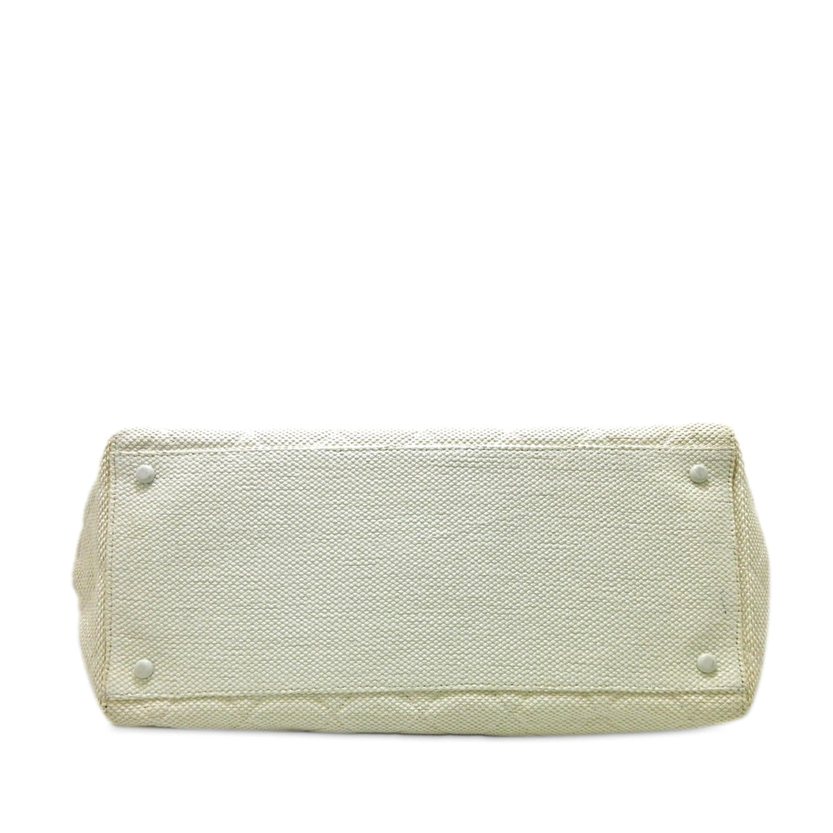 Chanel CC Quilted Straw Tote (SHG-mpcTma)