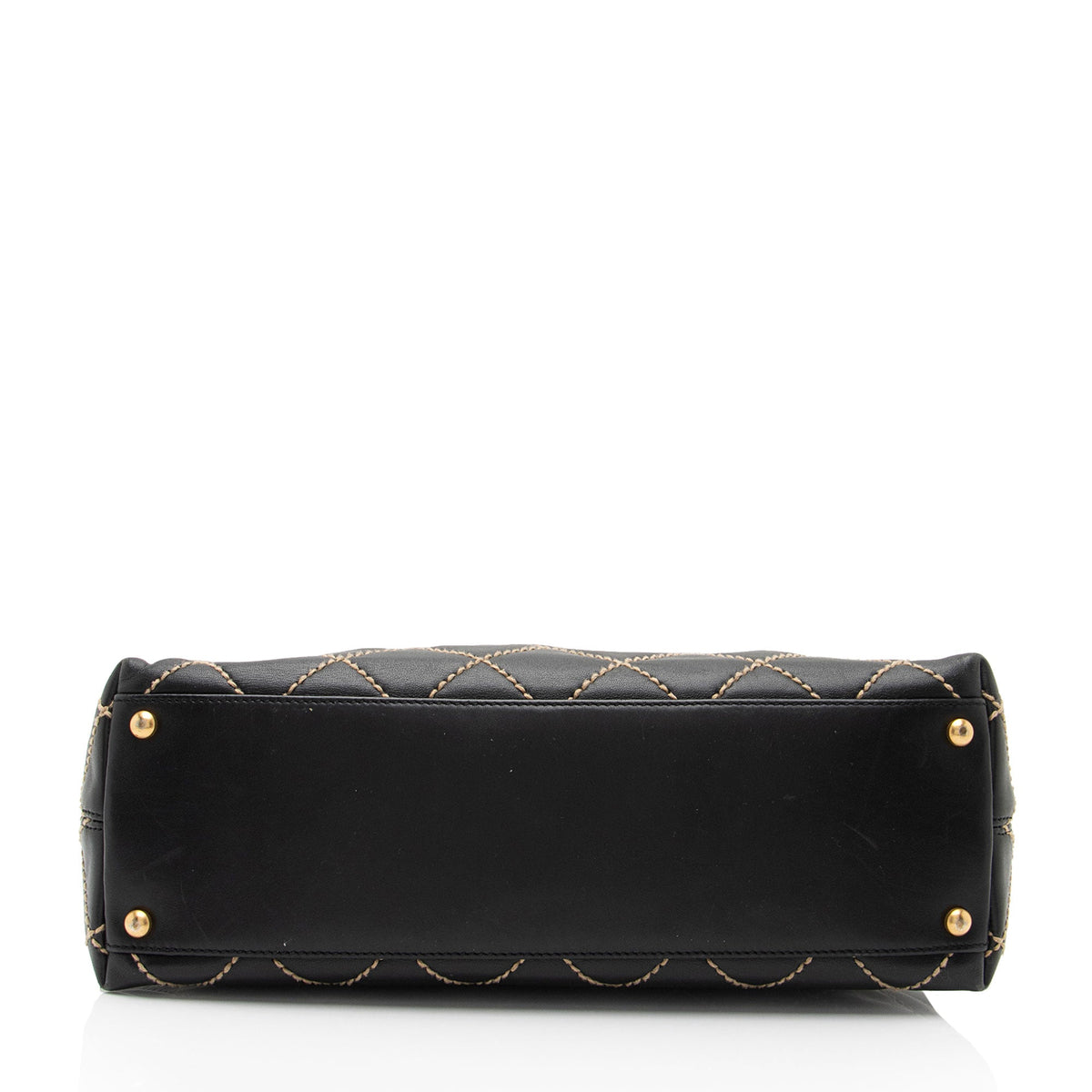Chanel Lambskin Surpique Large Shoulder Bag (SHF-T8EzC0)