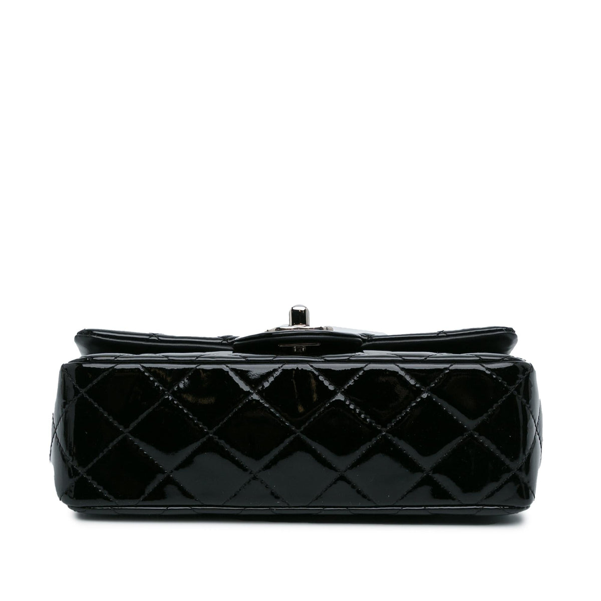 Chanel Mini Rectangular Classic Patent Single Flap (SHG-0ku6lp)