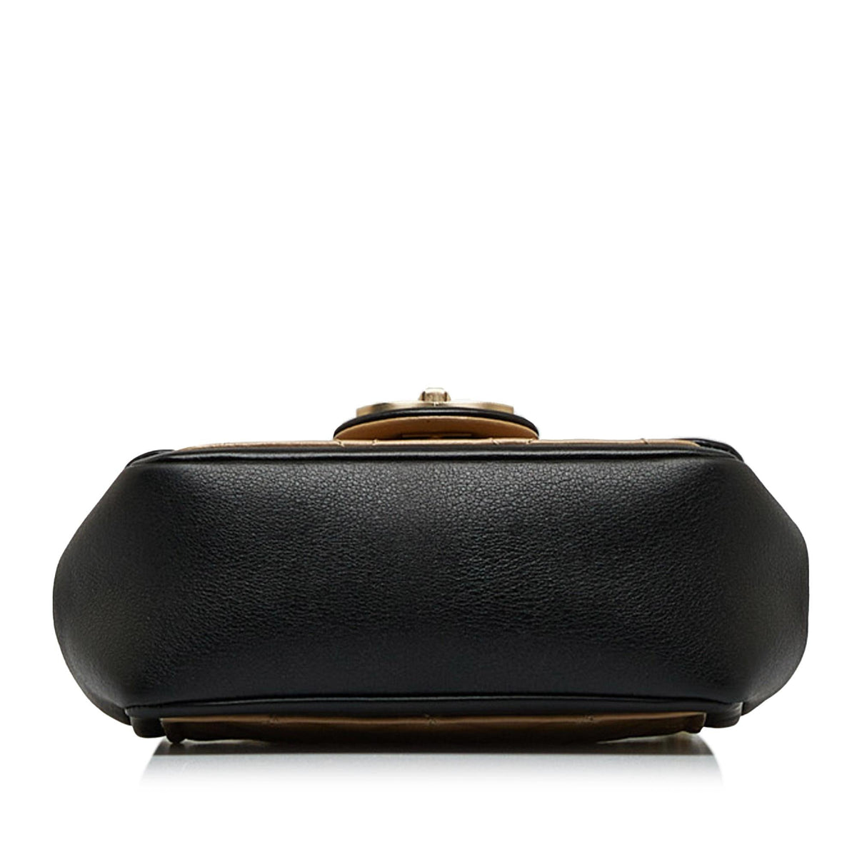 Chanel Mini Square Calfskin Graphic Flap Crossbody Bag (SHG-ohBUDA)