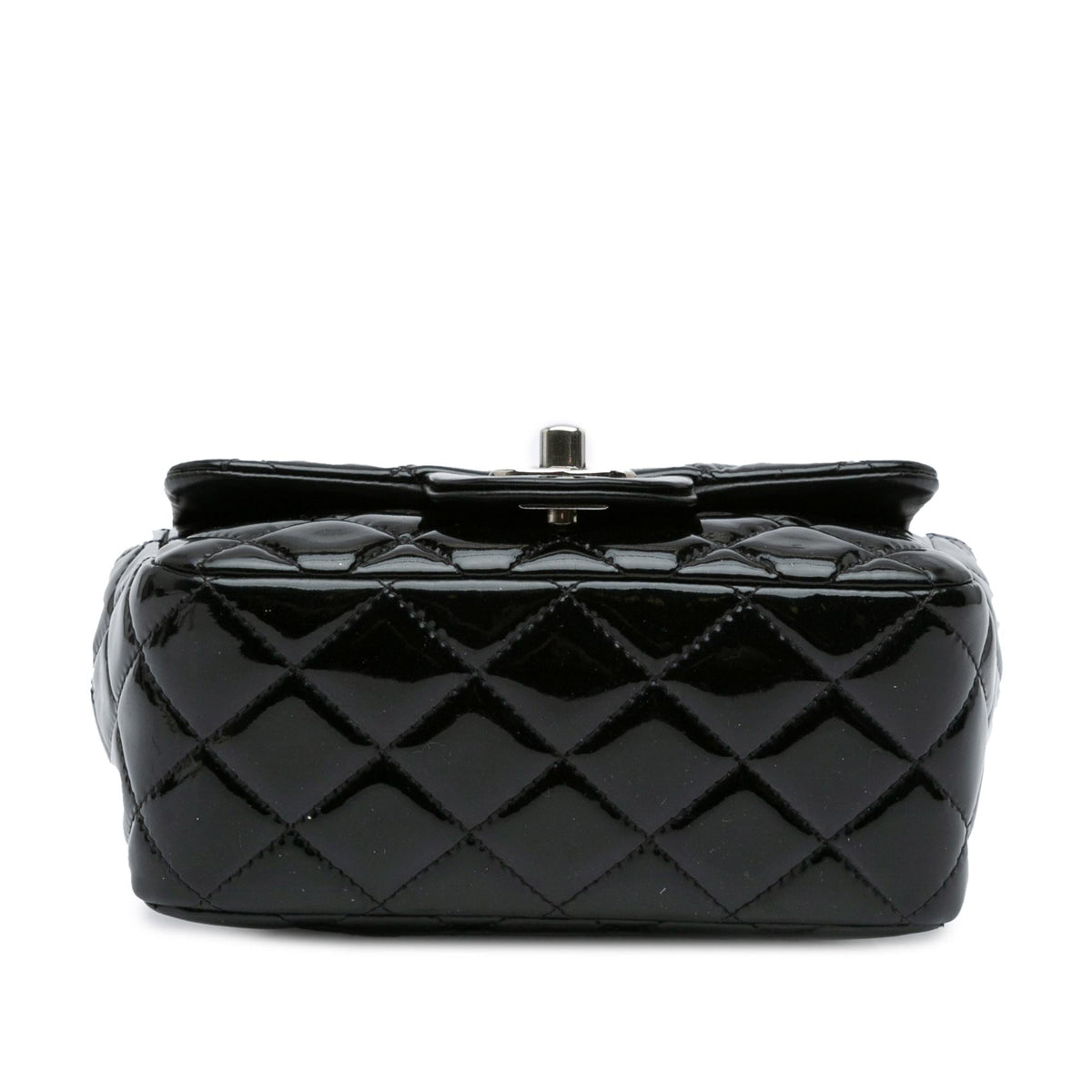 Chanel Mini Square Classic Patent Single Flap (SHG-vfasYd)
