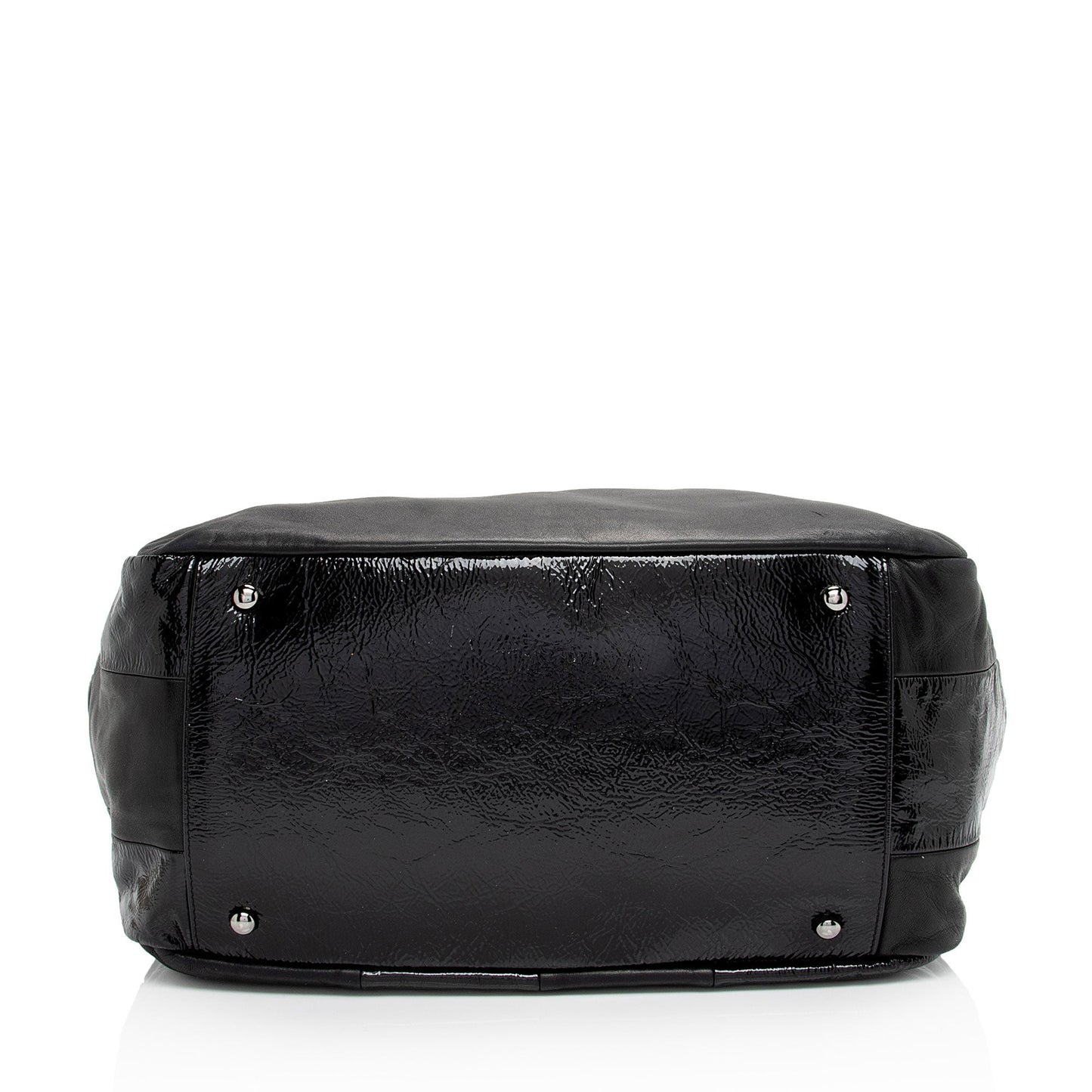 Chanel Patent Leather Lambskin Brooklyn Ligne CC Accordion Flap Bag