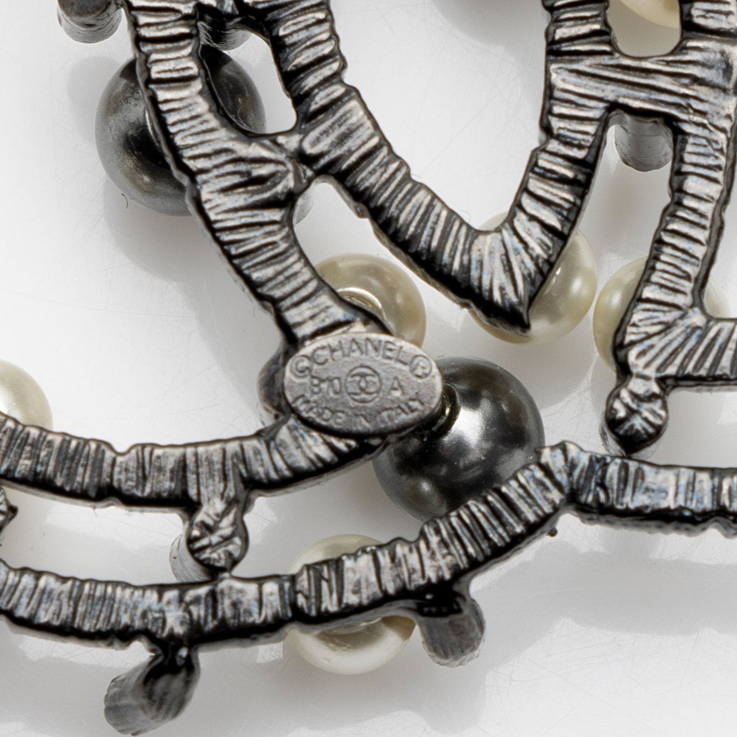 Chanel Pearl Bead CC Chain Belt - Size 44 / 110