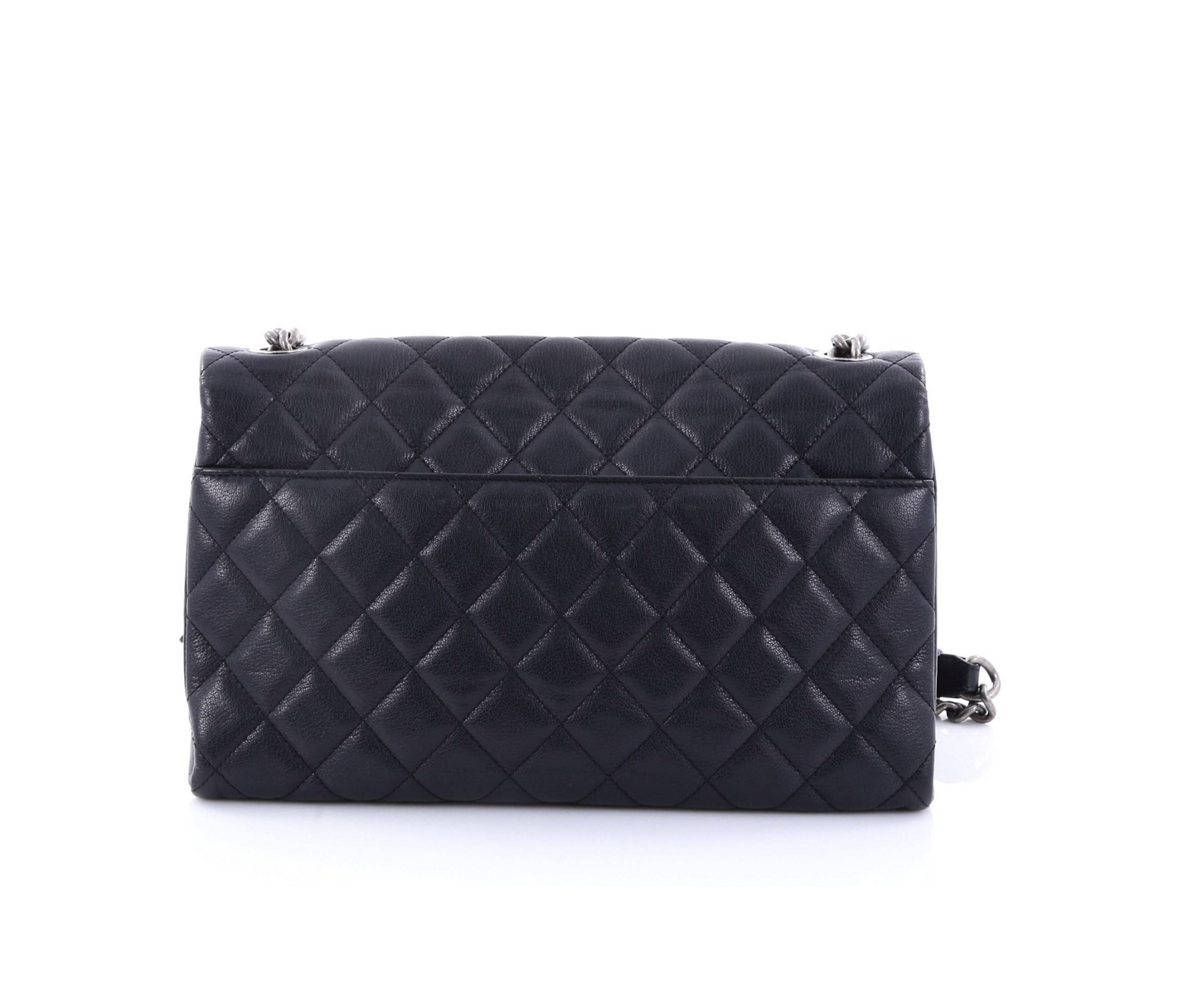 CHANEL City Rock Flap Bag Quilted Goatskin Medium