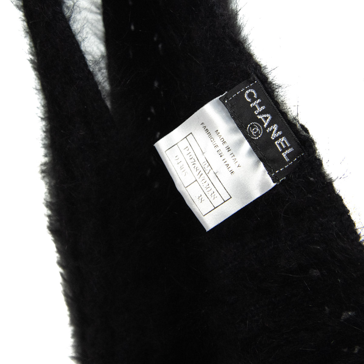 Chanel Black Angora Knit Twin Set Size S | FR 38