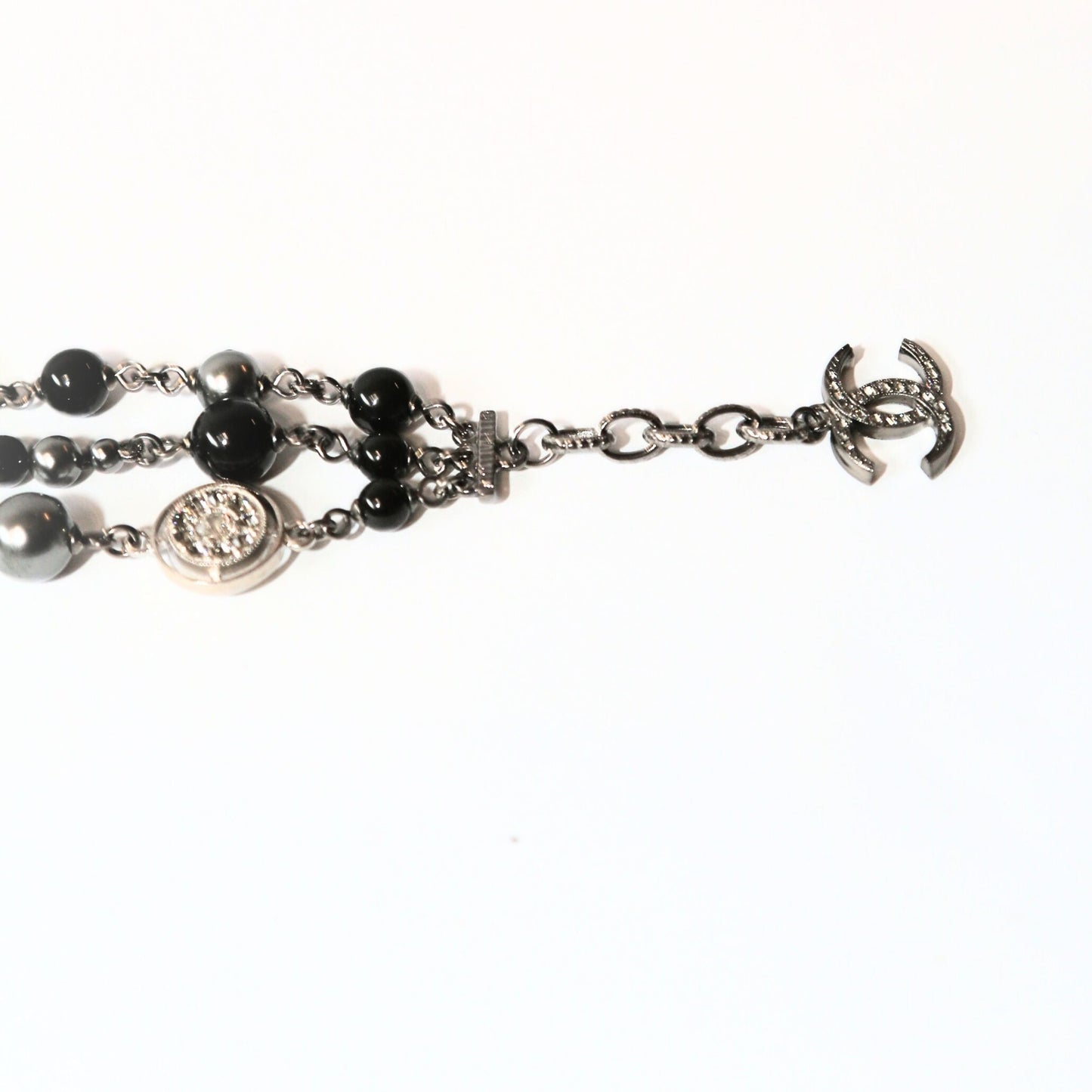 CC Charm Beaded Bracelet