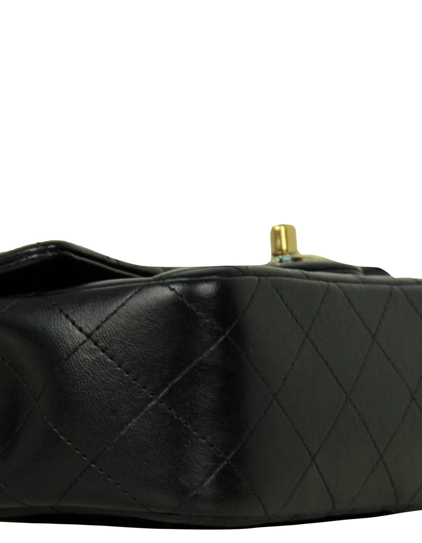 Chanel Black Valentine Charms Mini Rectangular Flap